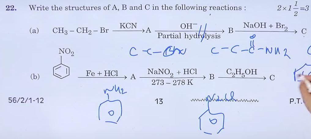 CBSE Class 12 Chemistry Answer Key 2024, Question Paper All Set 1,2,3,4_9.1