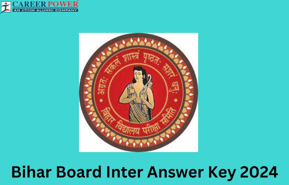 Bihar Board Class 12 Answer Key 2024