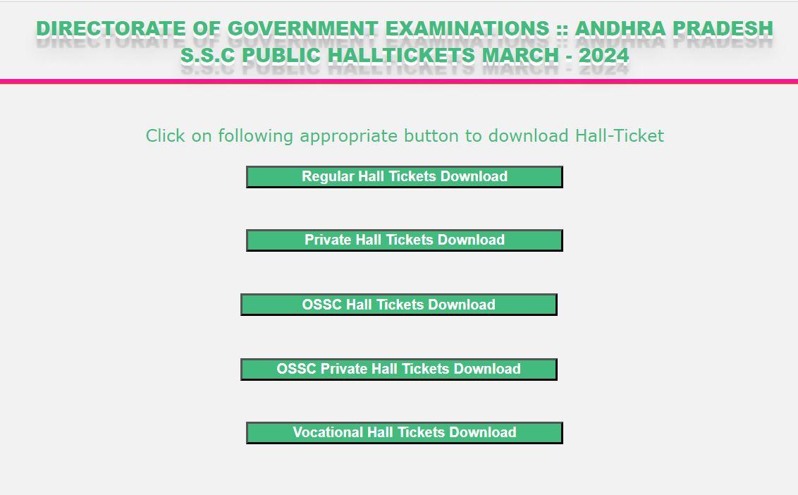 AP 10th Hall Ticket Download 2024 Link at bse.ap.gov.in, Exams from March 18_4.1