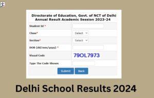 Delhi School Results 2024