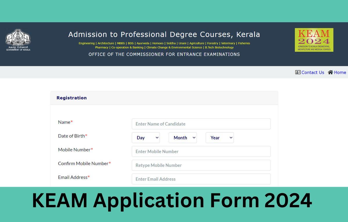 KEAM 2024 Application Form
