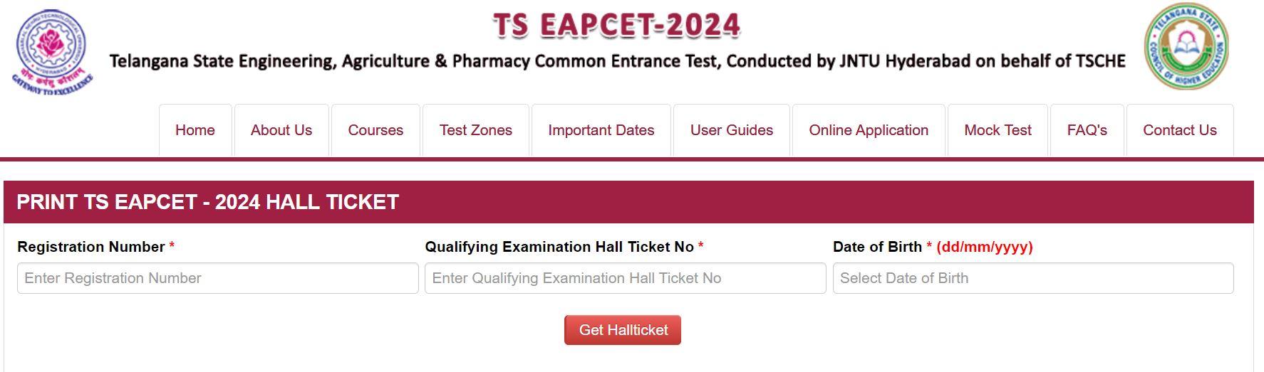 TS EAMCET Hall Ticket Download Link 2024 Out, Download Admit Card_4.1