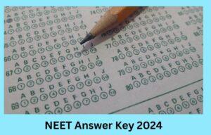 NEET Answer Key 2024
