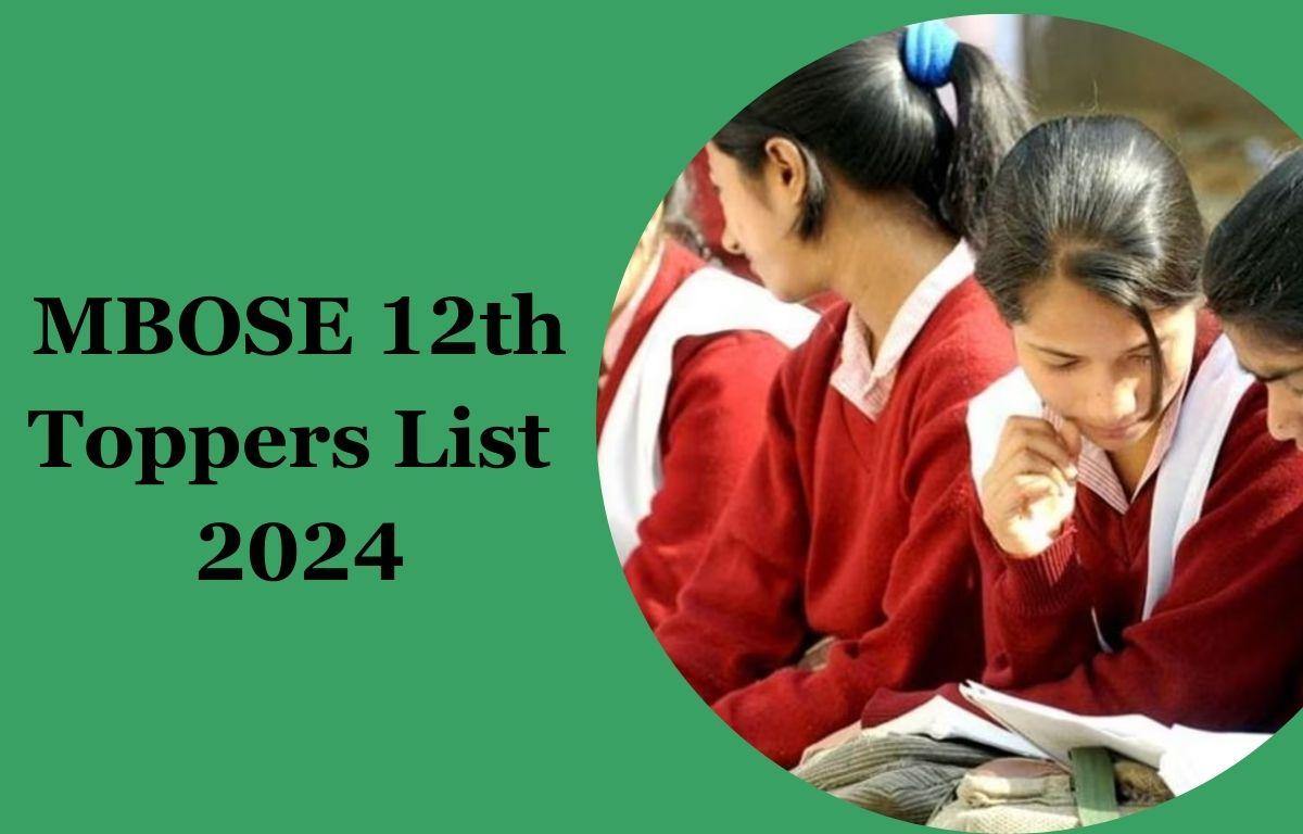 MBOSE HSSLC Toppers List 2024