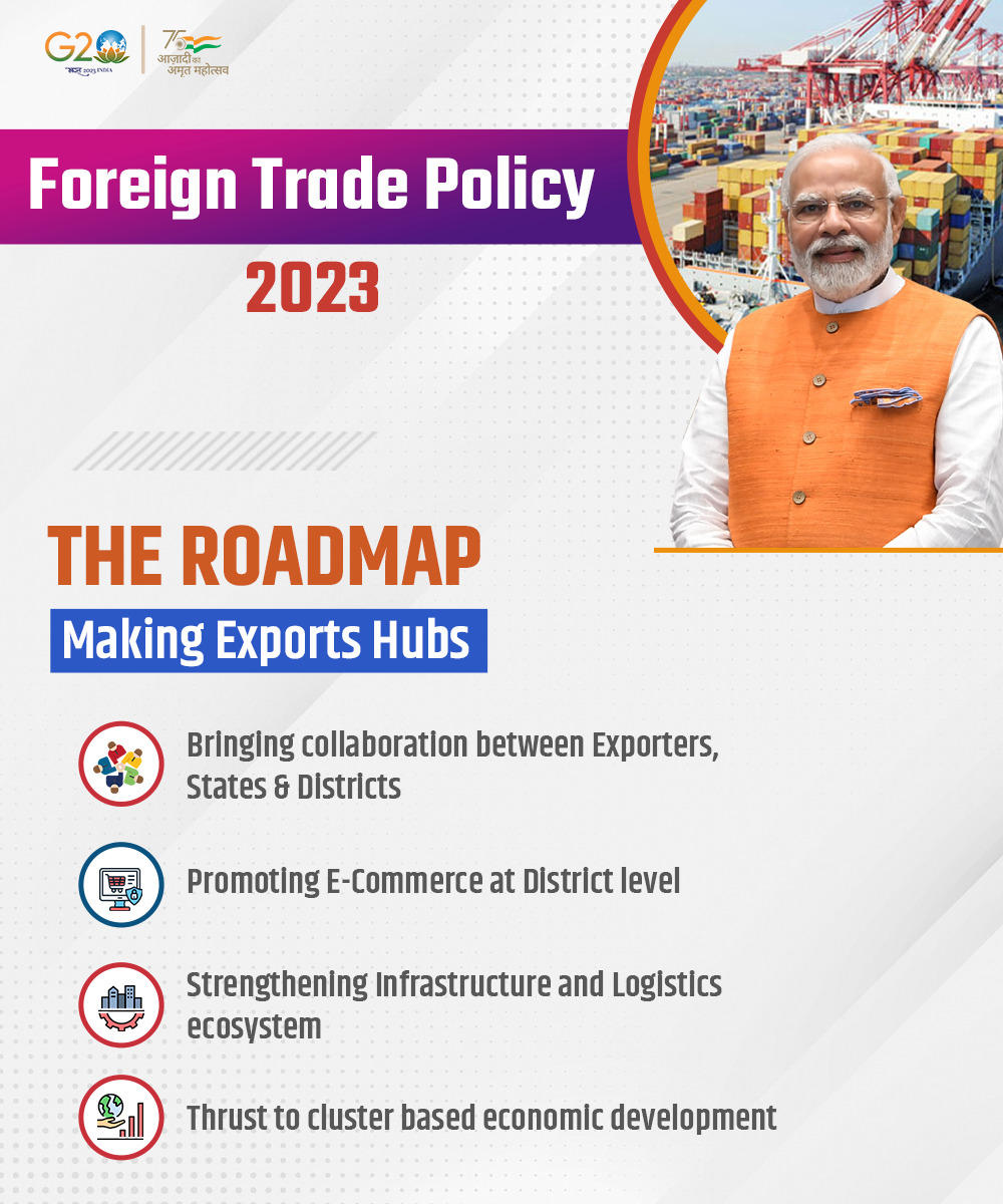 India unveils Foreign Trade Policy 2023 eyes USD 2 trillion exports by 2030