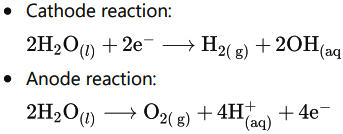Electrolysis of Water - Equation, Diagram and Experiment_50.1