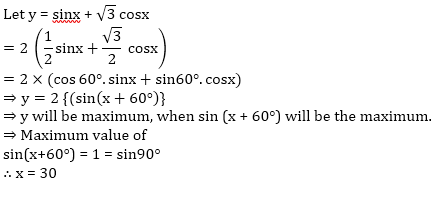 SSC CGL Mains Trigonometry Questions : 30th July_60.1