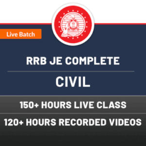 RRB JE Stage II : Civil Engineering Quiz | 24th August_100.1