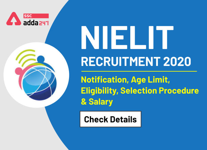 NIELIT Recruitment 2020-Blog