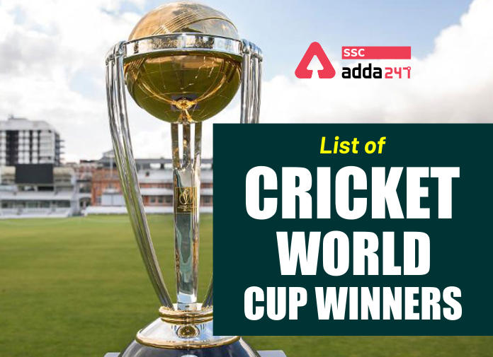 List of Cricket World Cup Winners - Blog