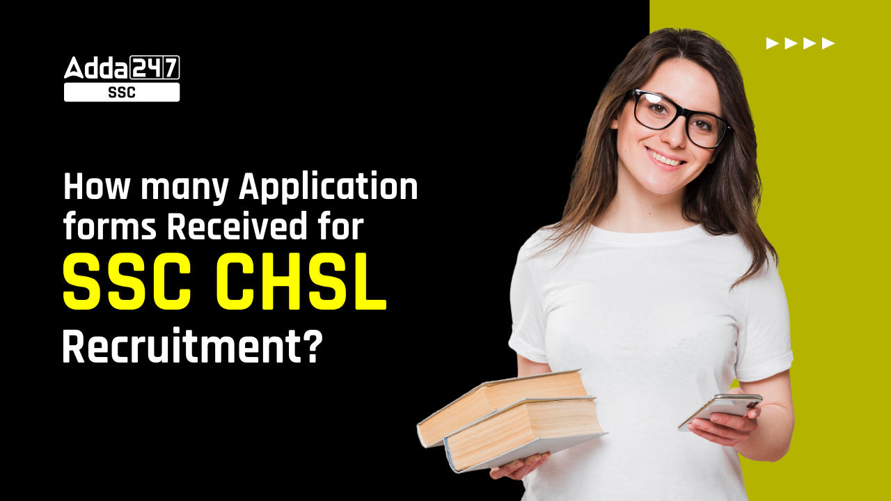 How many application forms Received for SSC CHSL Recruitment
