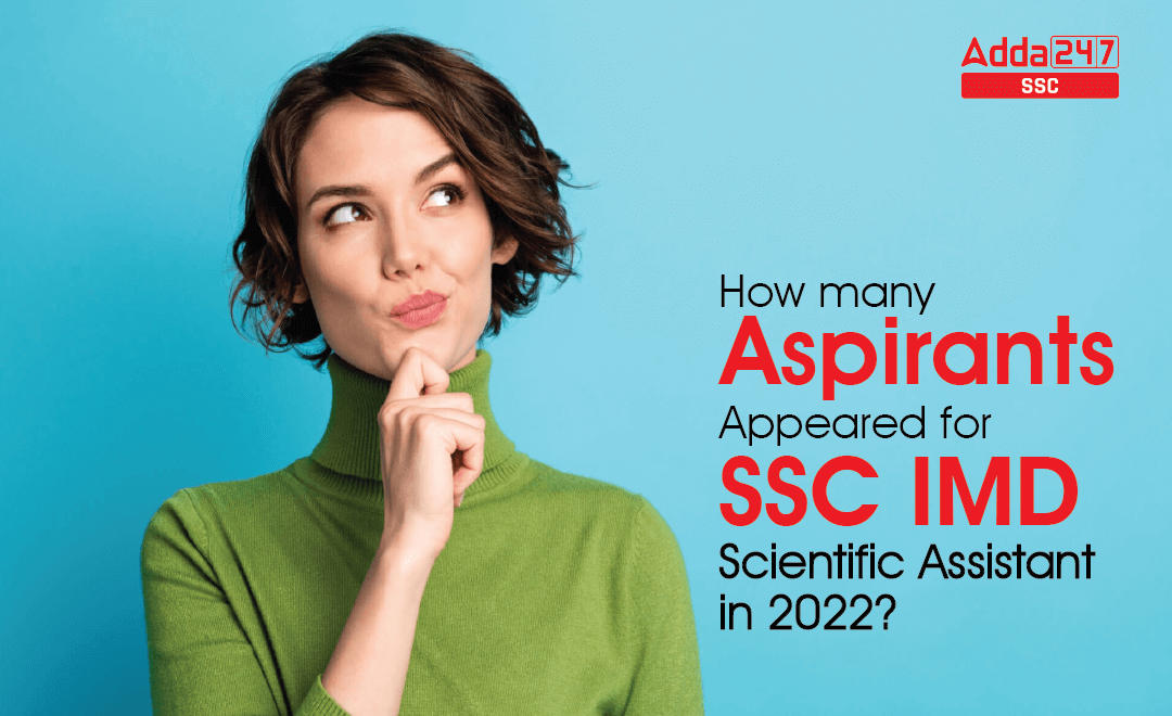 How many aspirants appeared for SSC IMD Scientific Assistant in 2022-01 (1)