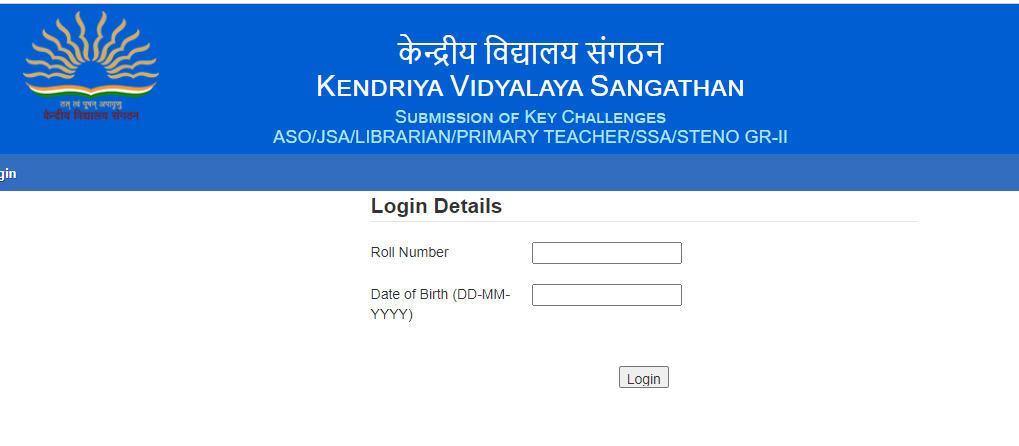 KVS Non Teaching Answer Key 2023 Out, JSA Response Sheet PDF_3.1