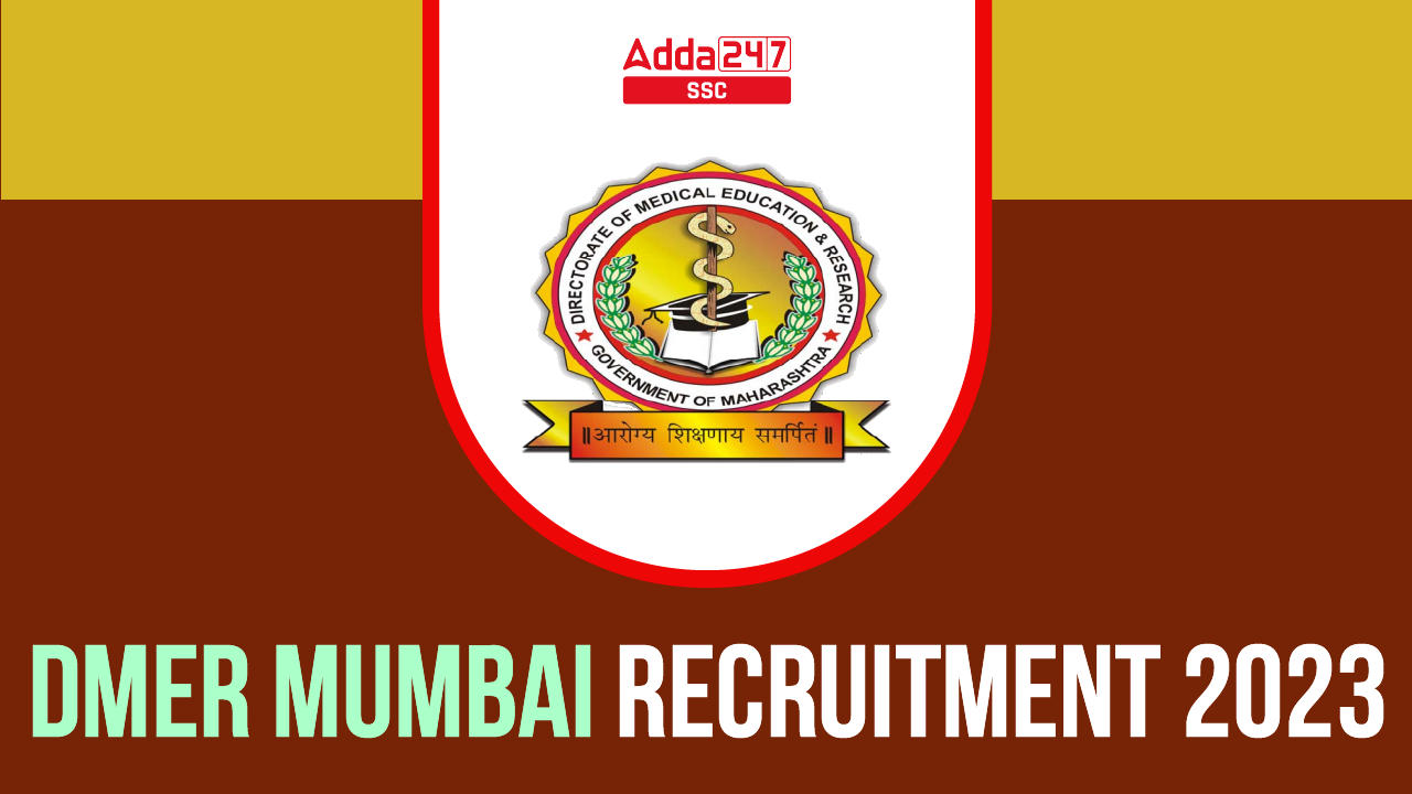 DMER Mumbai Recruitment 2023-01