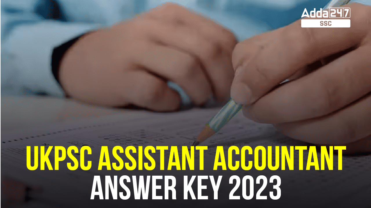 UKPSC Assistant Accountant Answer Key 2023-01