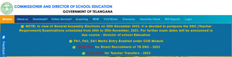 TS DSC Notification 2023 Out For 5089 Posts, Apply Online