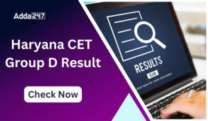 Haryana CET Group D Result 2024 PDF Download