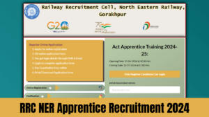 RRC NER Apprentice Recruitment 2024