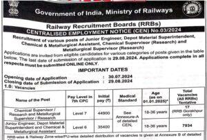 Railway Exam Calendar 2024 Out, RRB Annual Exam Schedule_3.1