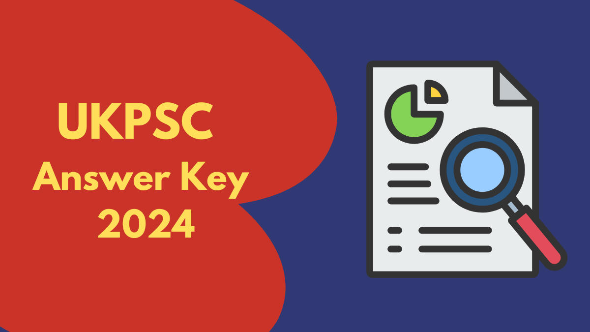UKPSC Answer Key 2024