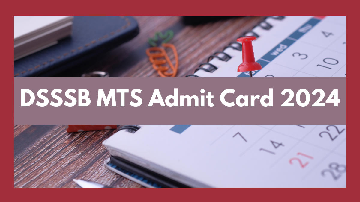 DSSSB MTS Admit Card 2024