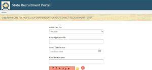RSMSSB Hostel Superintendent Admit Card 2024 Out, Download Link_6.1