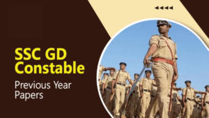 SSC GD Constable Previous Year Question Paper, Download PDFs