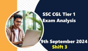 cgl tier 1 analysis 9th September shift 3