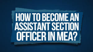 How to Become an Assistant Section Officer in MEA?