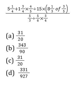 Simplification Questions for SSC CGL