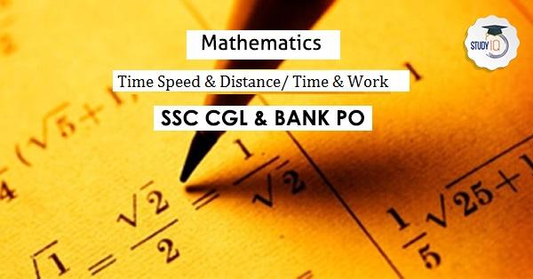 mathematics time speed and distance with time and work