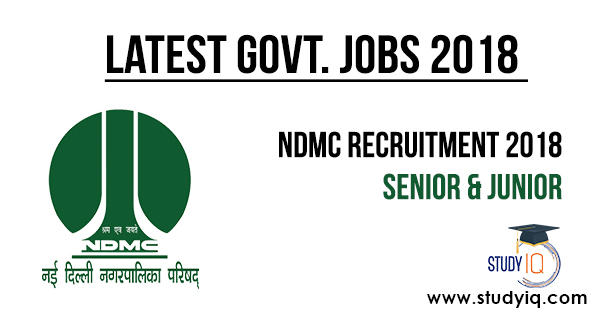 NDMC 2018 GOVT JOB