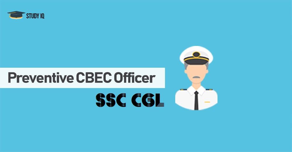 preventive officer cbec