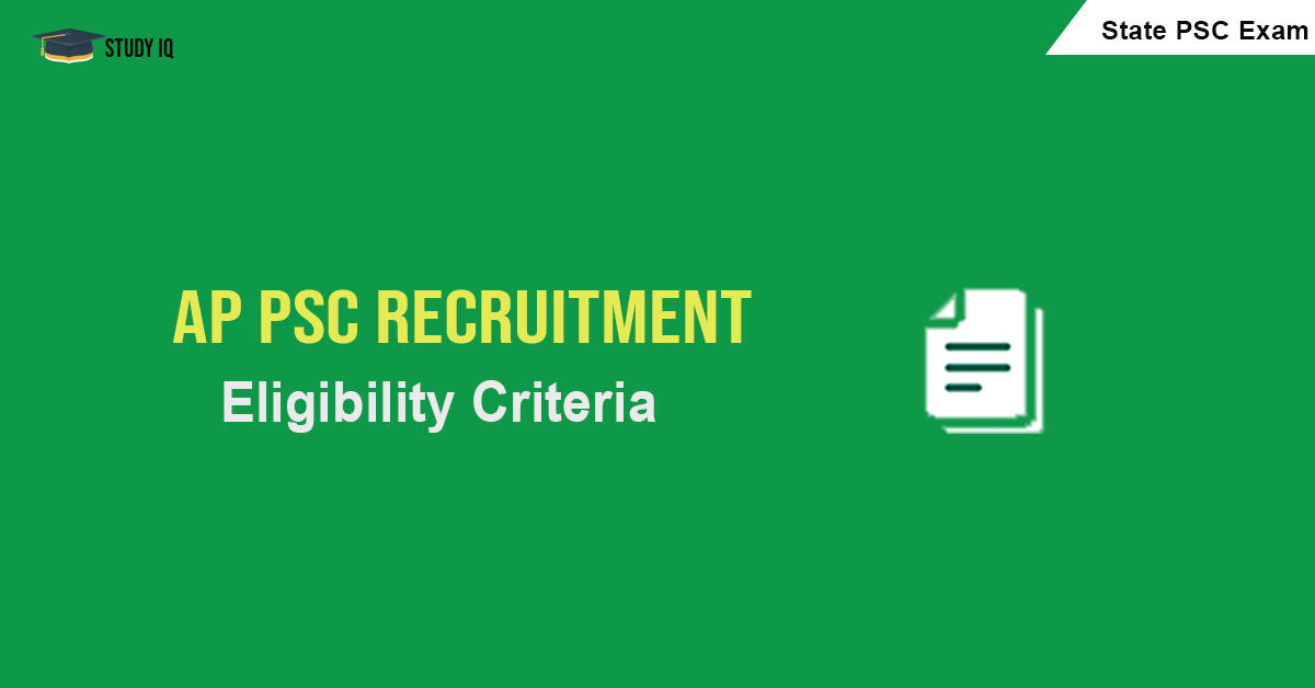 ELIGIBILITY CRITERIA