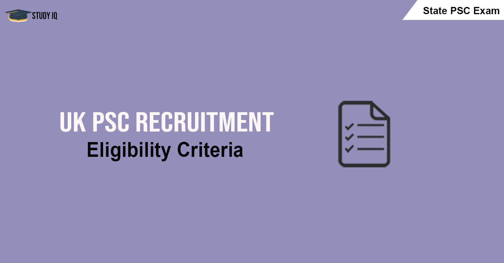 ukpsc eligibility