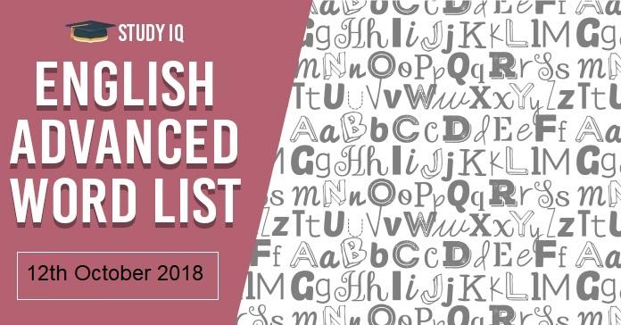 english advanced world list