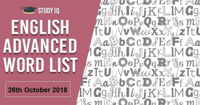 english advanced world list