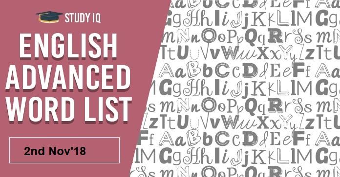 english advanced world list