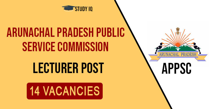 Arunachal Pradesh PSC Recruitment 2018