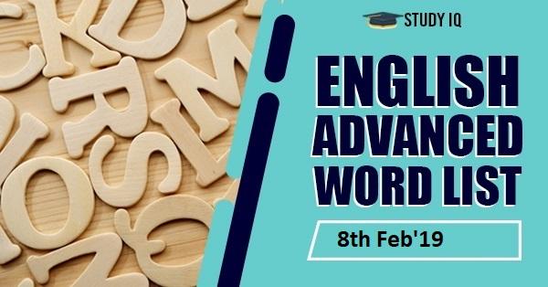 english-advanced-world-list 8th Feb