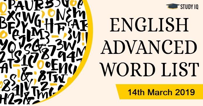 english advanced world list