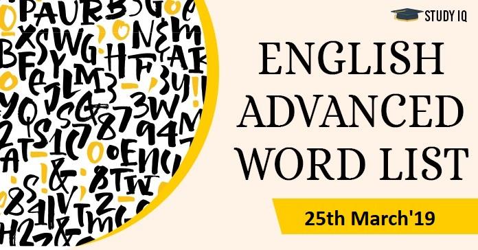 english-advanced-world-list25th-march2019