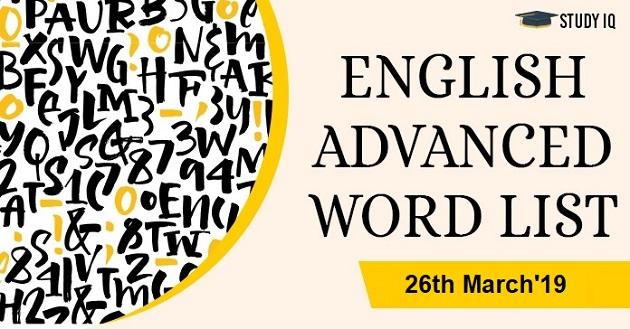 english-advanced-world-list26th-march2019