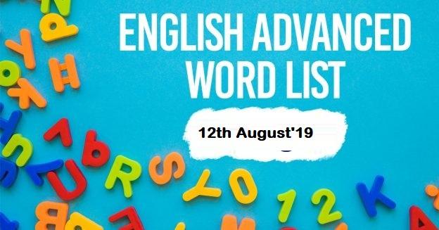 12th August English-advanced-word-list-1