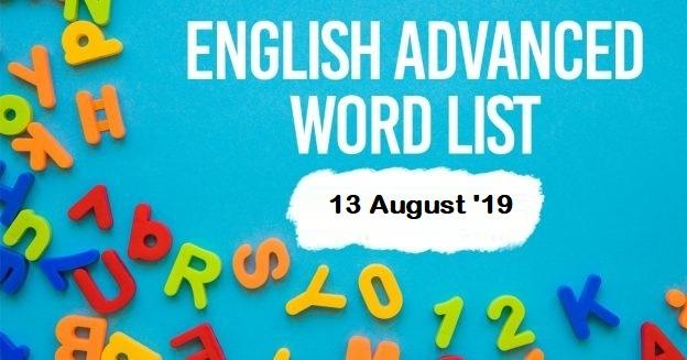 13th-August-English-advanced-word-list-1