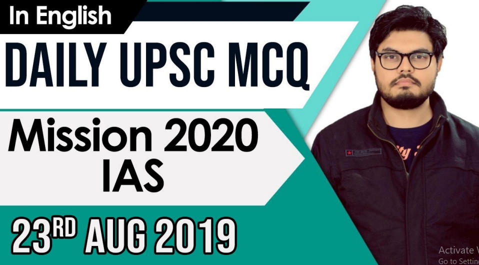 23 th UPSC MCQ