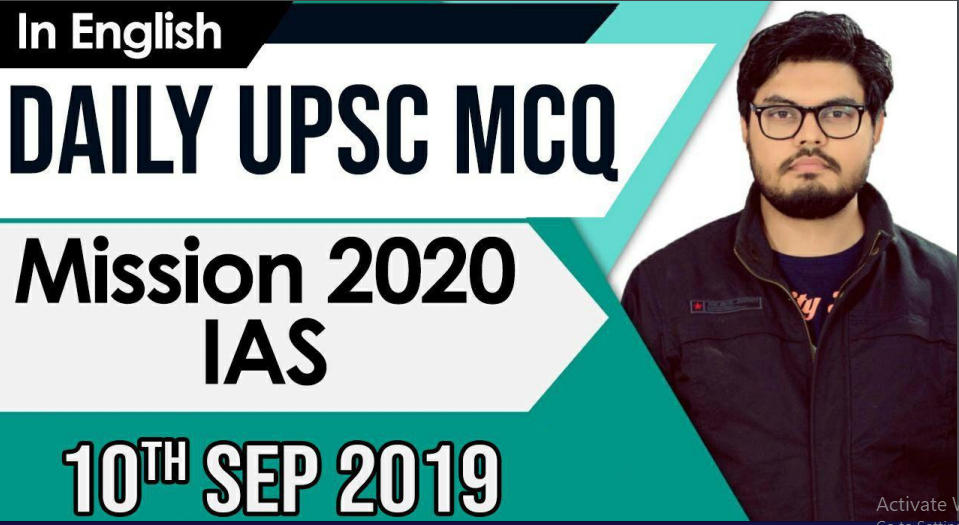 UPSc Daily 10th Sep 2019