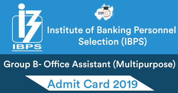 IBPS Group B- Office Assistant