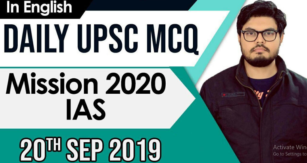 Daily UPSC 20 Th 2019