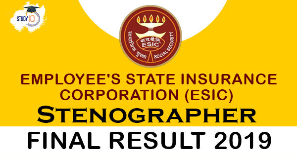 ESIC Stenographer